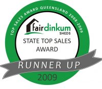 State Top Sales Award Runner up 2009